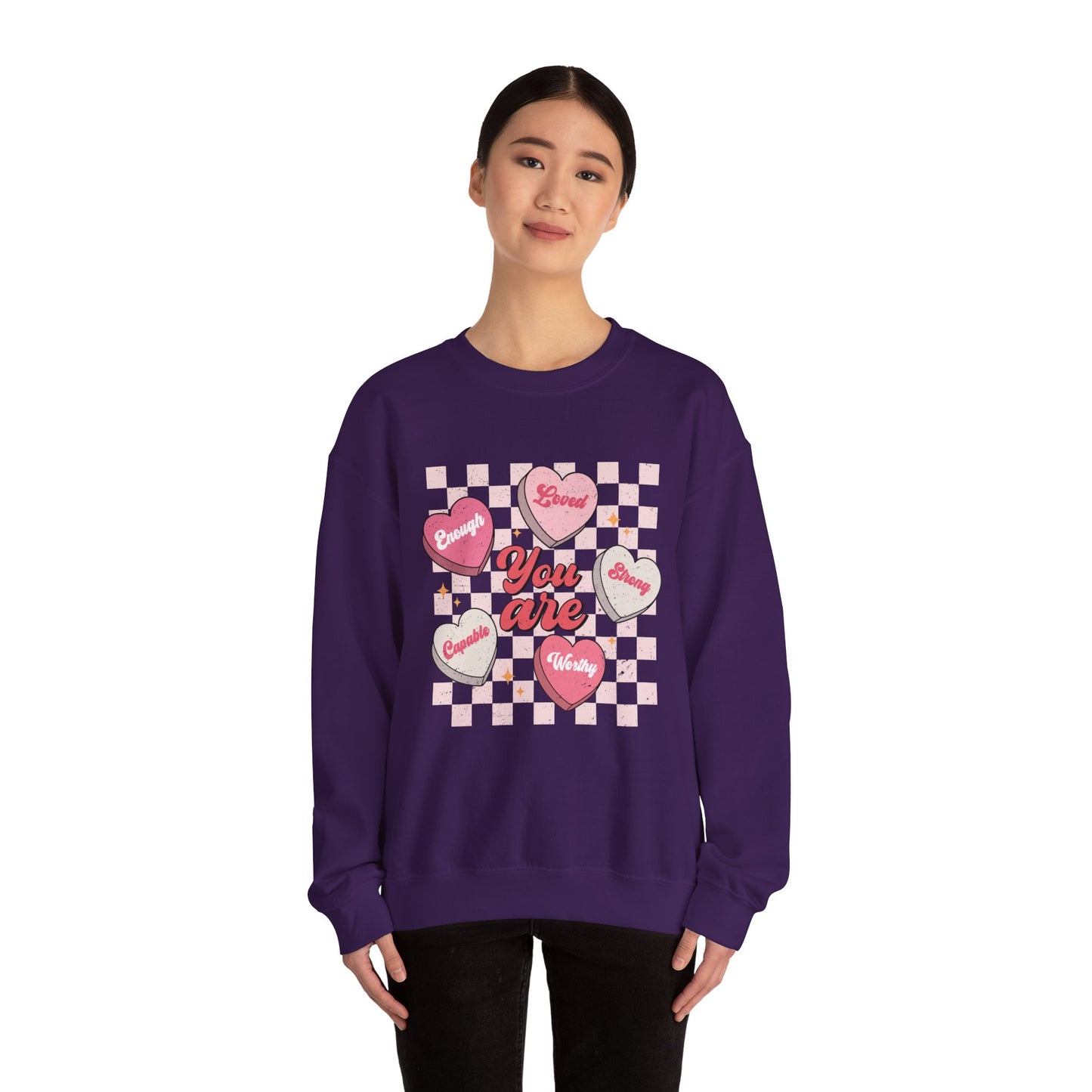 Adult valentine  Sweatshirt