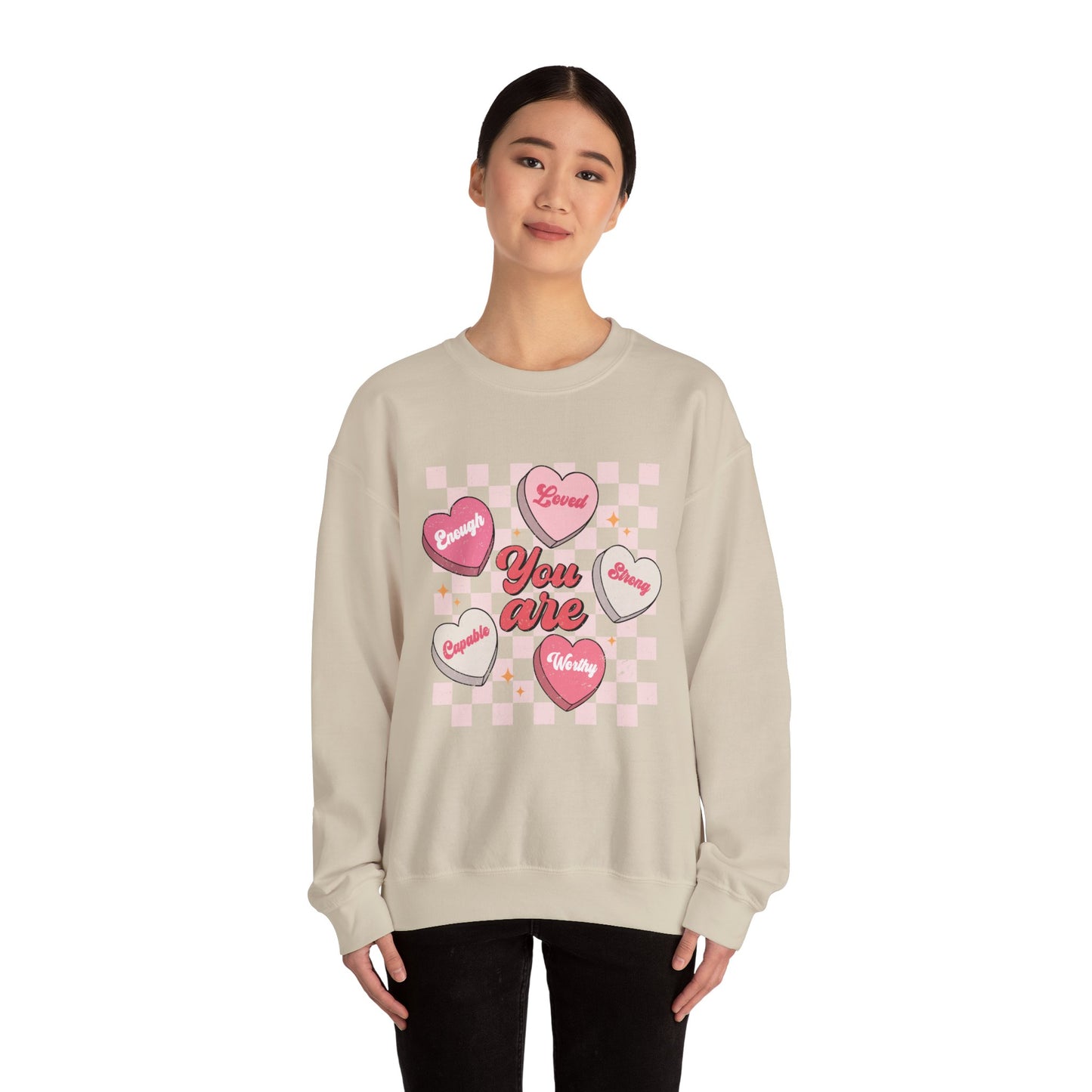 Adult valentine  Sweatshirt