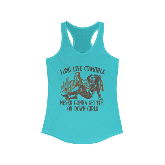 Cowgirls Racerback Tank